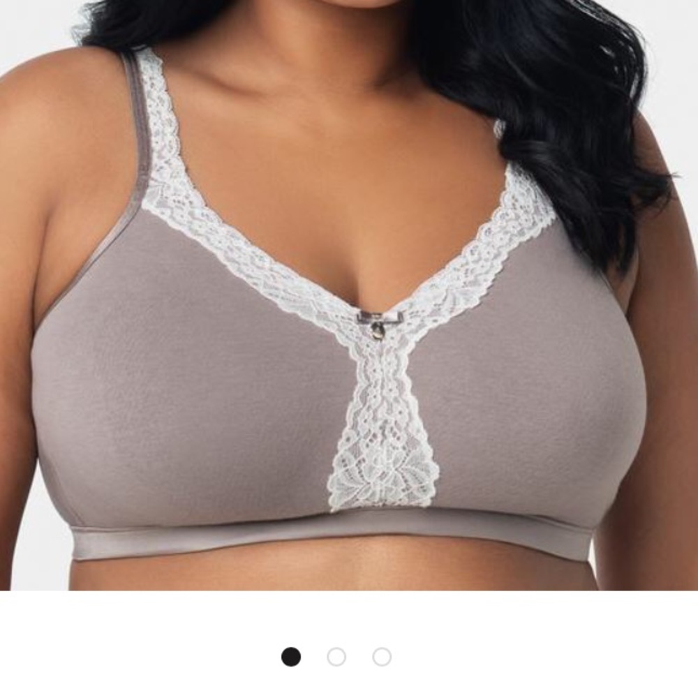 2 Curvy Couture cotton luxe bras for $35 both NWT